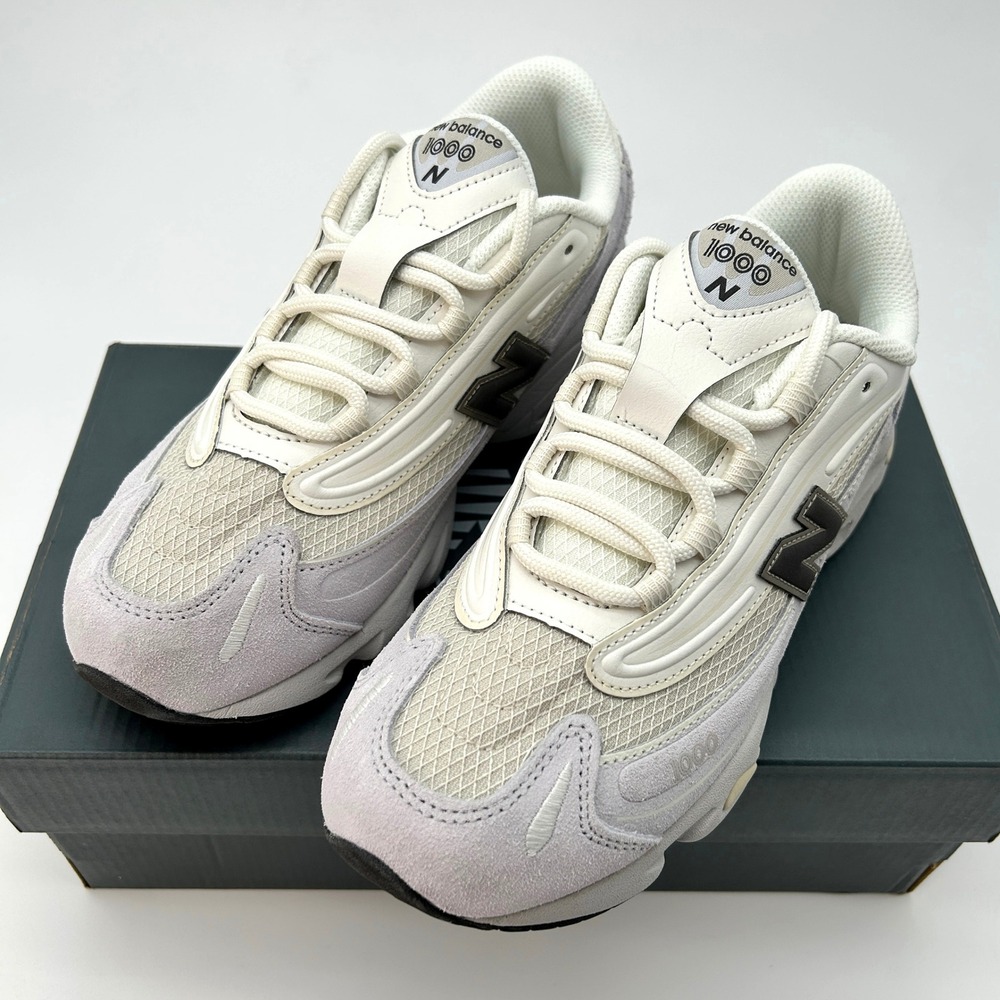 New Balance 1000 Big Kids Sneakers Size 6 White Purple Grey Y2K NEW GC1000SB - Picture 6 of 7